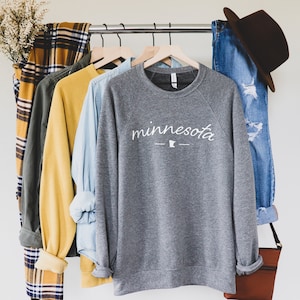 Minnesota Sweatshirt ∙ Duluth Crewneck ∙ MN Crew ∙ Minnesota Crewneck ∙ MN North Shore ∙ Superior Hiking Trail ∙ Gift ∙ Hoodie