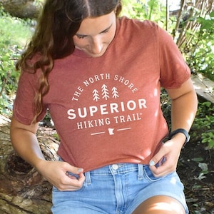 Minnesota North Shore Superior Hiking Trail T-Shirt ∙ Duluth T Shirt ∙ Lake Superior ∙ MN Shirt ∙ Minnesota Shirt ∙ MN North Shore ∙ SHT