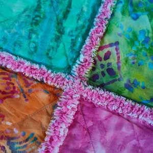 Beautiful batik &quot;Quilt of Many Colors&quot;