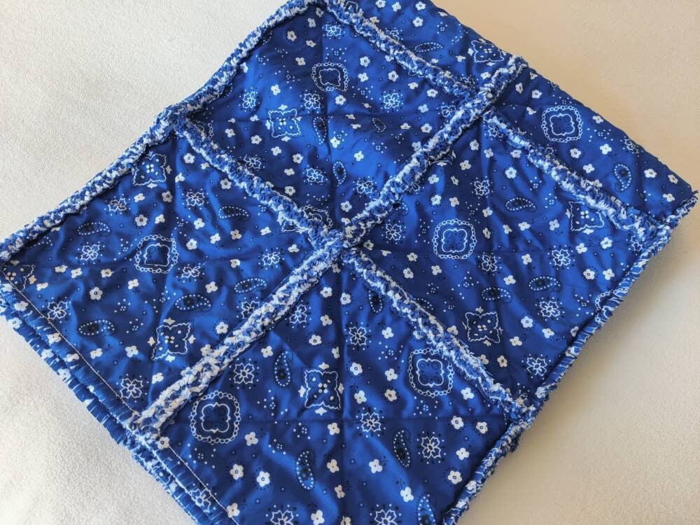Bandana Rag Quilt Bandana Flannel Quiltcountry Rag Etsy