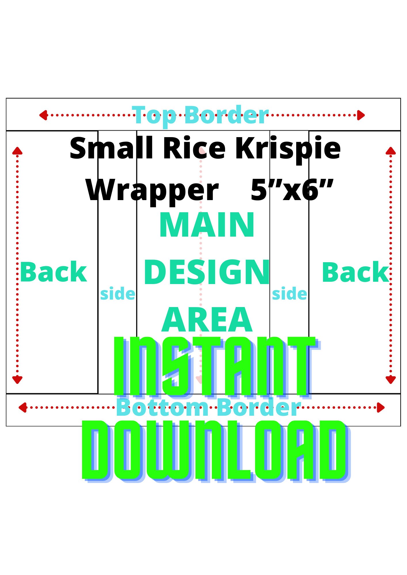 Rice Krispie Treat Template Free