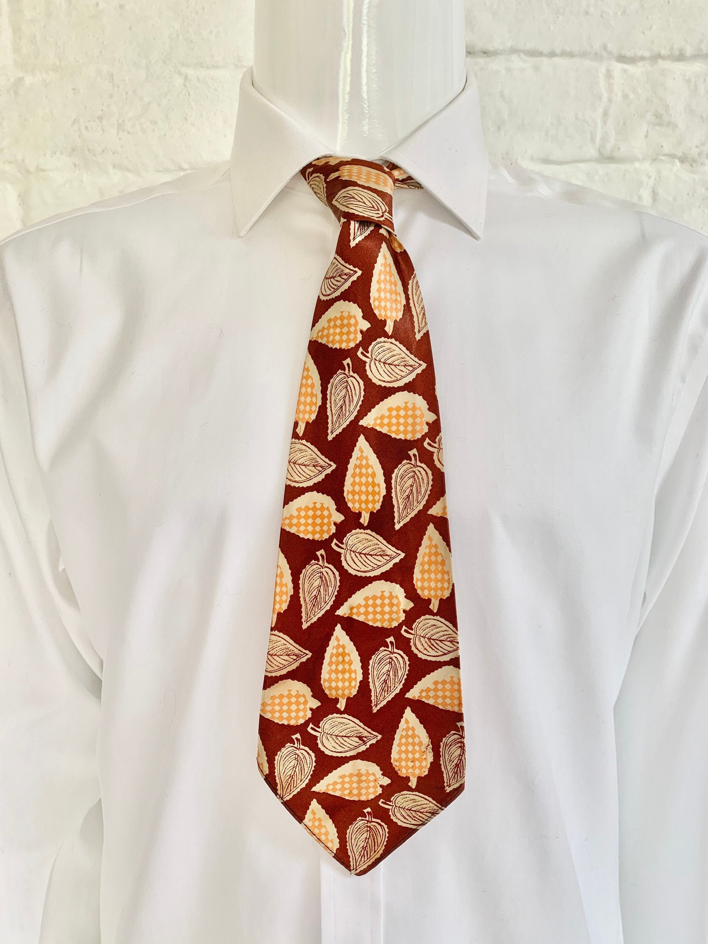 1950's Abstract Leaf Print Tie Van Heusen / Cruise . Original Vintage Fifties 50's - Etsy 1950's Abstract Leaf Print Tie Van Heusen / Cruise . Original Vintage Fifties 50's - Etsy