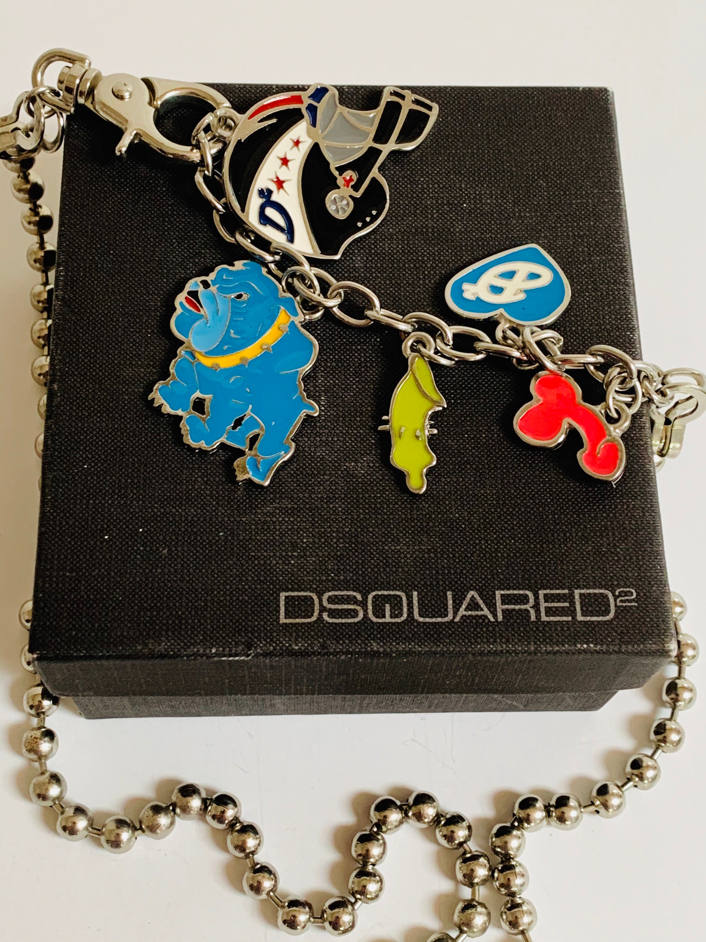 DSQUARED2 ウォレットチェーン 1990's D - Squared Wallet Chain . in Branded Box