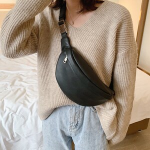 leather belt with purses