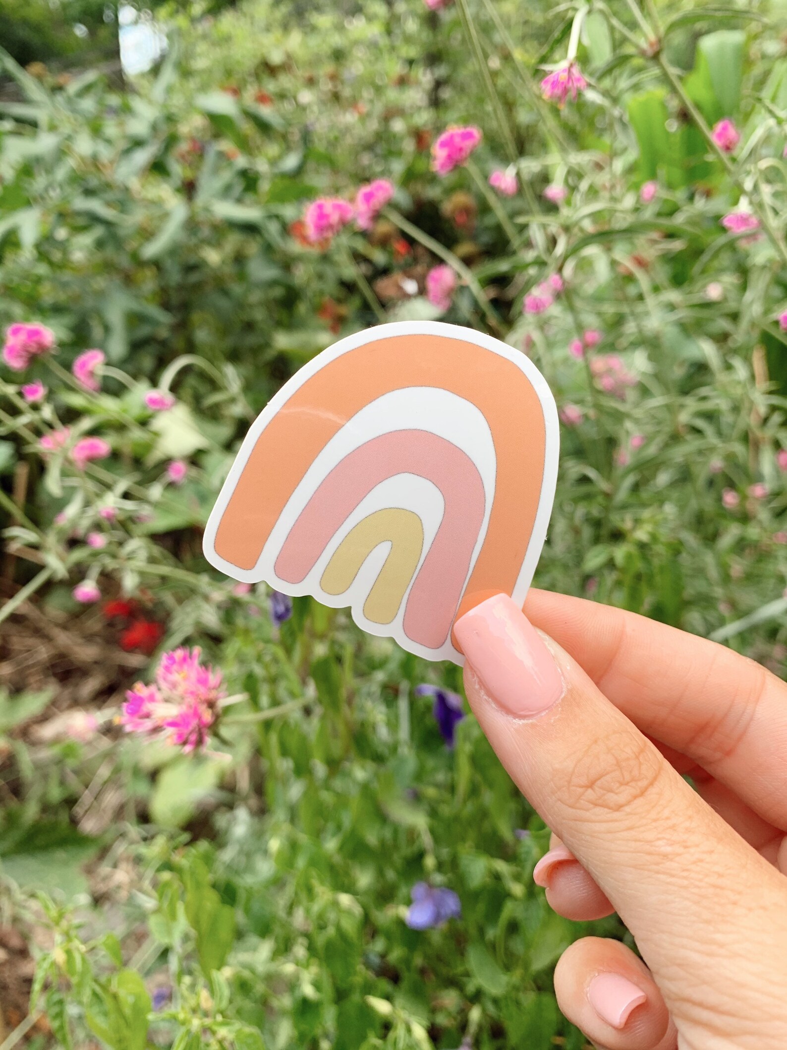 Happy rainbow stickers  etsy