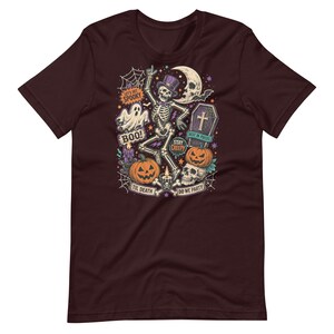 Halloween Collage Shirt, Vintage Trick or Treat T-Shirt, Spooky October 31 Tee, Retro Halloween Graphic Shirt, Horror Collage Tee