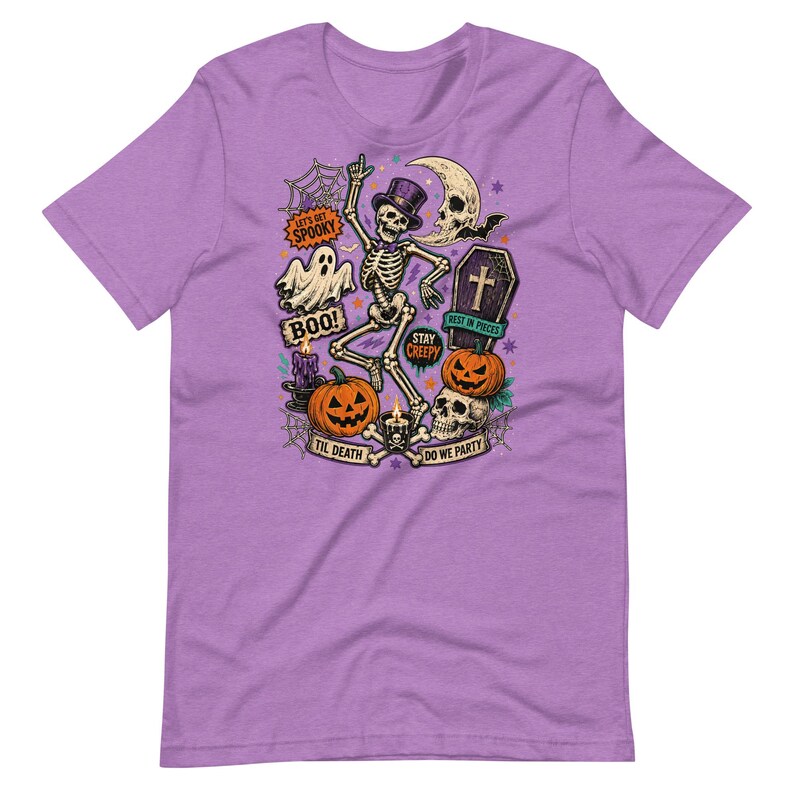 Halloween Collage Shirt, Vintage Trick or Treat T-Shirt, Spooky October 31 Tee, Retro Halloween Graphic Shirt, Horror Collage Tee