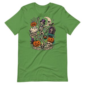 Halloween Collage Shirt, Vintage Trick or Treat T-Shirt, Spooky October 31 Tee, Retro Halloween Graphic Shirt, Horror Collage Tee