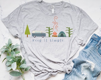 Travel Tee- Backpacking Shirt- Adventure Shirt- Outdoor Shirt- Unisex Outdoorsy top- Nature lover gift- Gifts For Her- Wanderlust Shirt