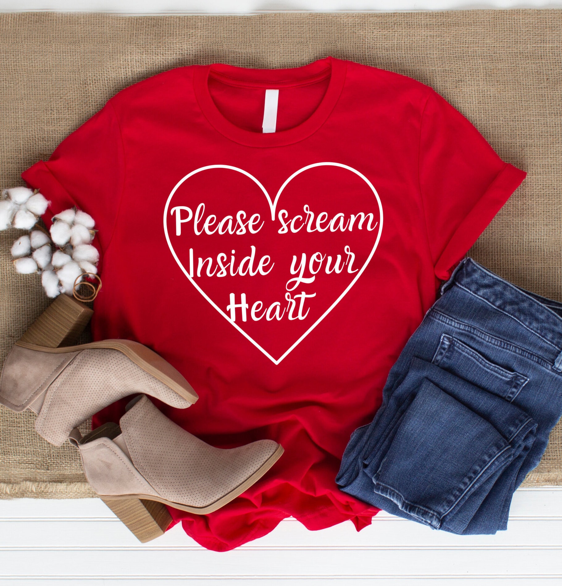 Please Scream Inside Your Heart Tshirt 