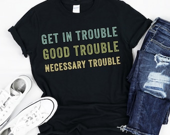 Camiseta vintage entre em apuros, bons problemas, problemas necessários, camisa preta power, camiseta entre em apuros, camisa john lewis, camiseta john lewis unissex