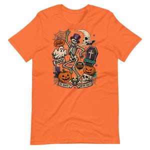 Halloween Collage Shirt, Vintage Trick or Treat T-Shirt, Spooky October 31 Tee, Retro Halloween Graphic Shirt, Horror Collage Tee