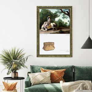 George Stubbs &quot;The Haymakers&quot; Art Print - Vintage Equestrian Horse Painting Wall Decor