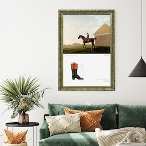 Equestrian Wall Art | Vintage Horse Print | George Stubbs Art Poster | Classic Horse Decor