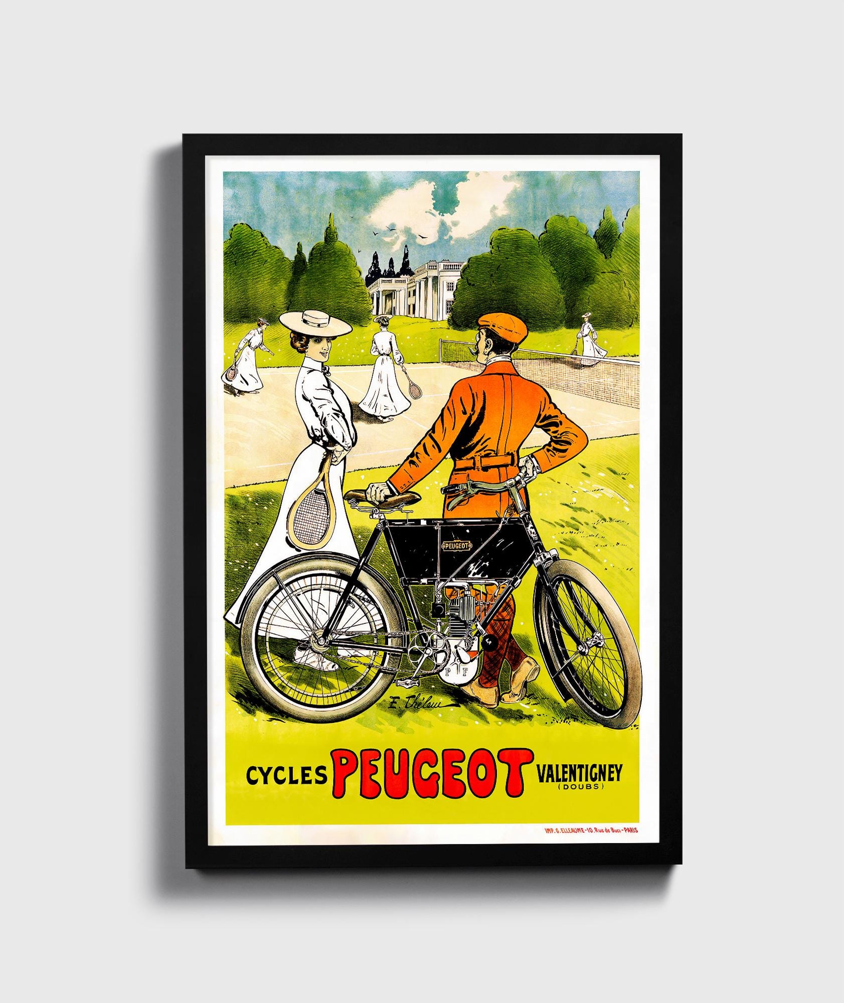 T-shirt peugeot cycles - Vêtements