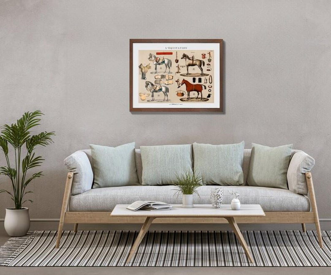 Vintage Farmhouse Wall Art, Printable Vintage Farm Animals Painting ...