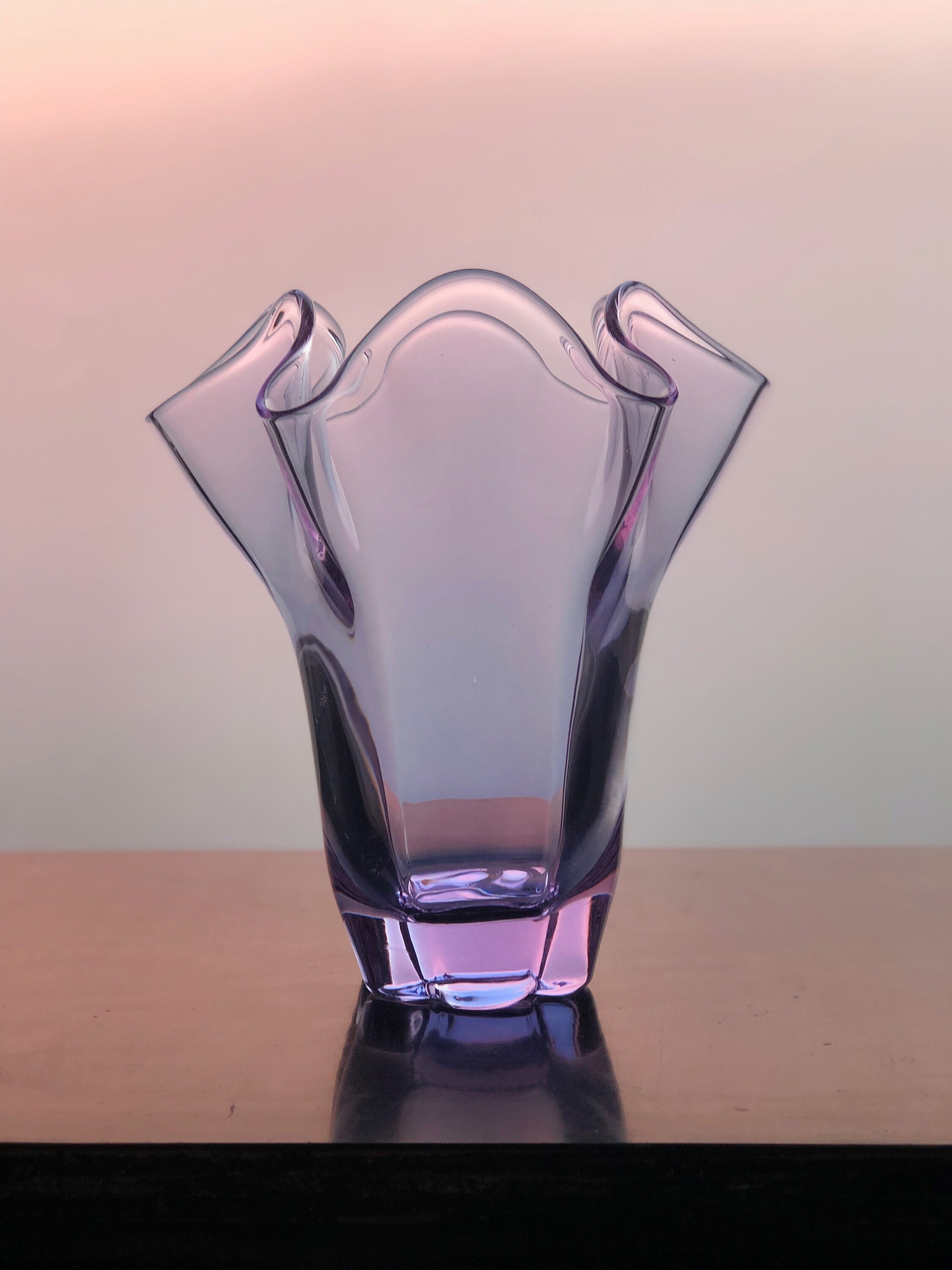 Antique Purple Sunglass Vase Etsy UK