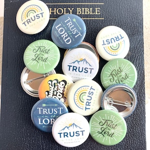 2022 Youth Theme - Trust in the Lord - Pin Button Young Women Young Men lanyard pin gift award LDS Youth Church of Jesus Christ