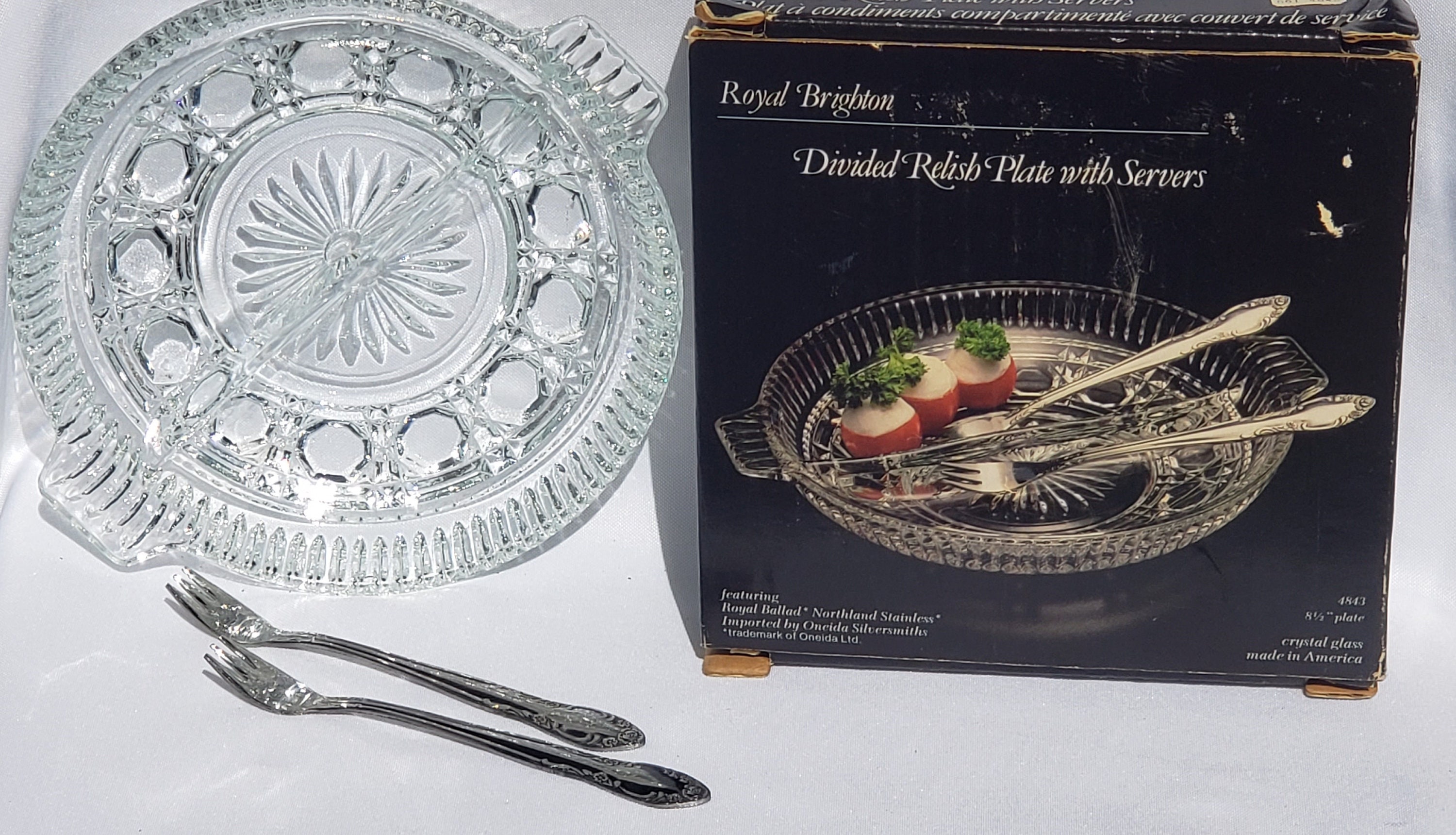 Limited Price Reduction Royal Brighton Divided Relish Plate with