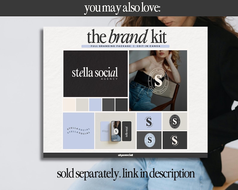 Carousel Templates - Social Media Manager Templates - Seamless Carousels - Portrait Instagram Posts - Bold Instagram - Beige Social Media image 10