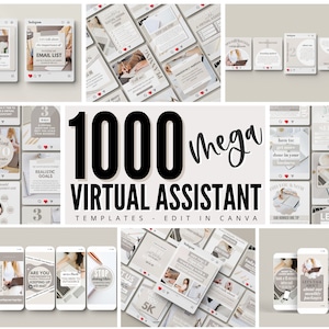 Virtual Assistant Instagram Posts - Virtual Assistant Instagram Template - Virtual Assistant Social Media - Social Media manager