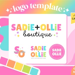 Colorful Kids Logo Design - Childcare Logo - Daycare Logo - Shop Logo - Kids Boutique Logo - Logo Design For Business - Daycare Logo GG08