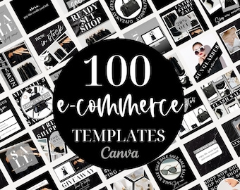 Plantilla de Instagram para comercio electrónico: Publicaciones de negocios de ropa (Descarga digital)