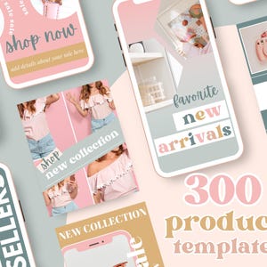 Business Instagram Template - Product Instagram Template - Ecommerce Social Media Template - Small Business Instagram Post - Pink - GG02