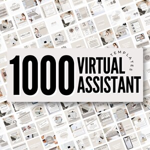Virtual Assistant Instagram Posts - Virtual Assistant Instagram Template - Virtual Assistant Social Media - Social Media manager