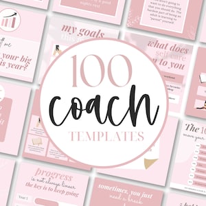 Coaching Instagram Templates - Coach Instagram Post - Wellness Instagram Template - Affirmations - Life Coaching Templates - Canva