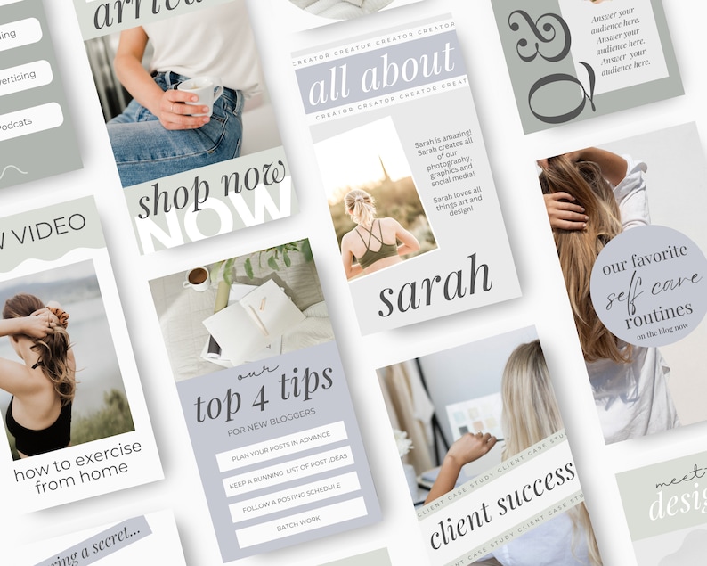 500 plantillas de Canva para redes sociales: Reels y publicaciones de Instagram (descarga digital) imagen 4