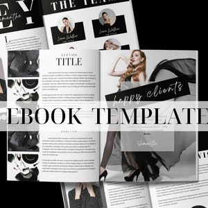 Ebook Template Canva - Ebook and Workbook Template - Ebook Creator - Ebook Lead Magnet - Course Template - Coaching Ebook - Blogger