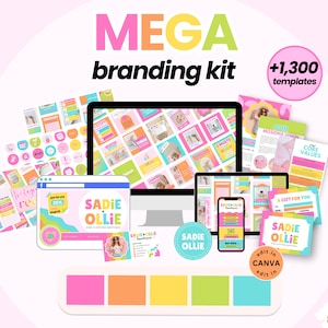 1,300 Instagram Post Templates Bundle - Canva Logo - Quotes - Canva Templates - Blogger Templates - Coach Social Media - GG08