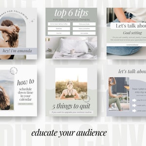 500 plantillas de Canva para redes sociales: Reels y publicaciones de Instagram (descarga digital) imagen 3