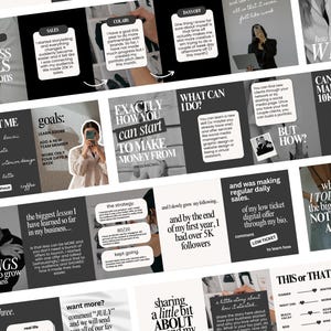 Carousel Instagram Templates: Social Media Manager Canva Layout (Digital Download image 9