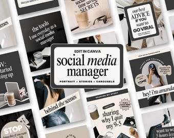 Social Media Brand Templates - Canva Templates for Coaches - Social ...