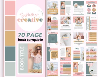 Szablon e-booka Canva (70 stron): magnes na leady coachingowe (A4/US Letter)