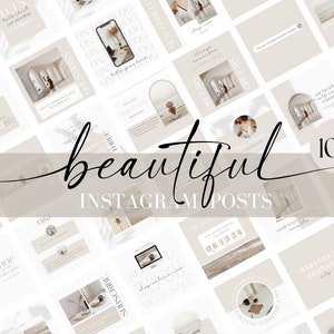 Aesthetic Instagram Templates - Minimalist Instagram Templates - Instagram Templates for Business - Instagram Templates Canva