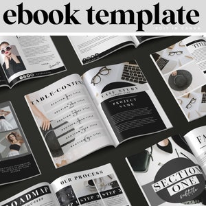 Ebook Template Canva - Ebook and Workbook Template - Ebook Creator - Ebook Lead Magnet - Course Template - Coaching Ebook - Blogger