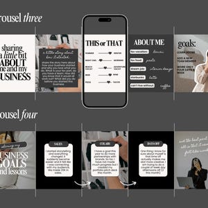 Carousel Instagram Templates: Social Media Manager Canva Layout (Digital Download image 4