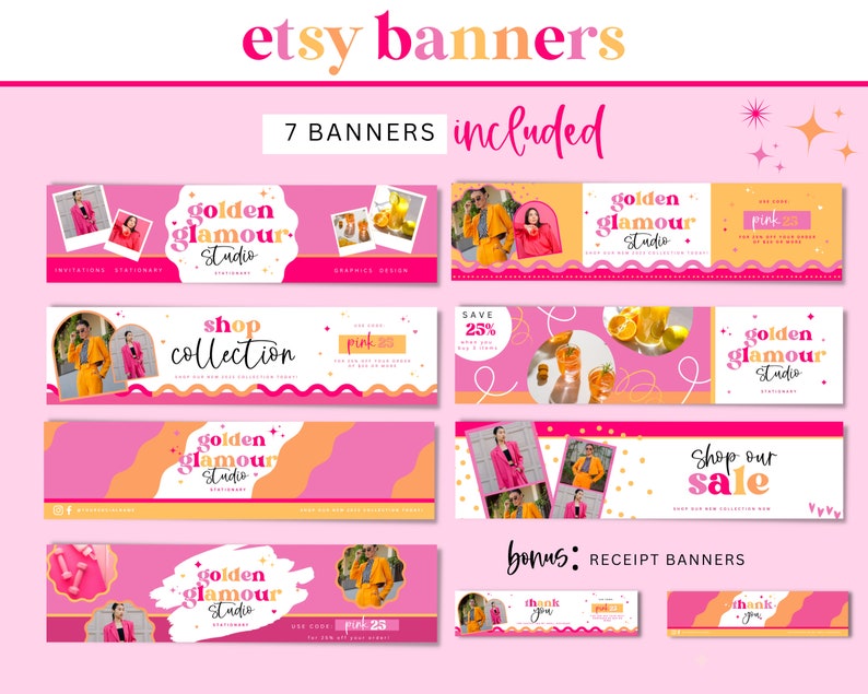 Etsy Shop Banner Kit Etsy Shop Branding Kit Etsy Store Etsy
