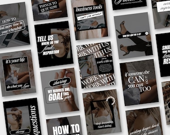 Social Media Manager Templates - Instagram Reels - Canva Templates for Coaches - Social Media Marketing  - Portrait Instagram Post Templates