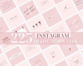225 modelli di post Instagram rosa: citazioni di fidanzamento (modelli Canva)