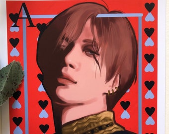 Taemin Ace of Hearts Print