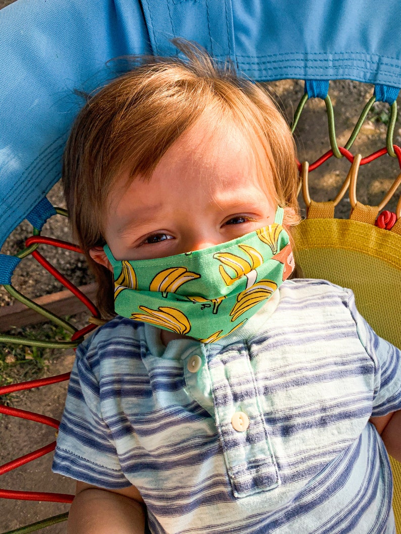 Curious Face Mask Pleated Style & Fitted Style Multi Etsy