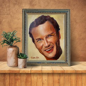 Norm Macdonald Portrait, Comedy Fine Art Print