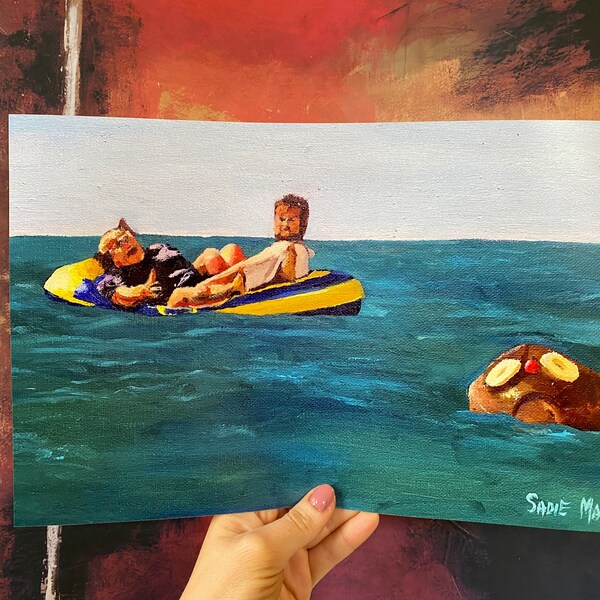 Frank Rum Ham Painting Etsy