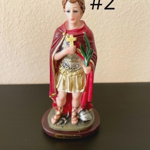 SAINT FIGURINES Virgin Mary, St. Jude, Divine Child, St. Expedite