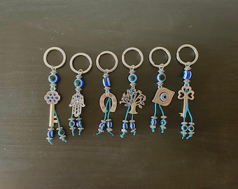 Evil Eye Keychain: Protection, Good Luck Charms. KEY CHAINS Evil Eye. Good Luck. Love Amulets. Inspirational Gift.