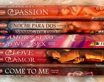 Incense Variety, Incense Packs, Fragrant Incense, Intention Incense, Love, Money, Protection